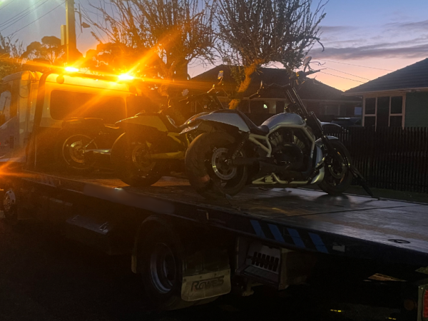 Six motorbikes were impounded for six months.