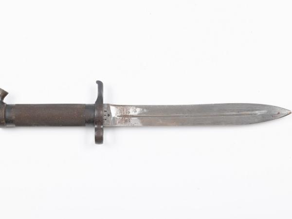 The woollen hat and bayonet were recovered at the Grove Road property.