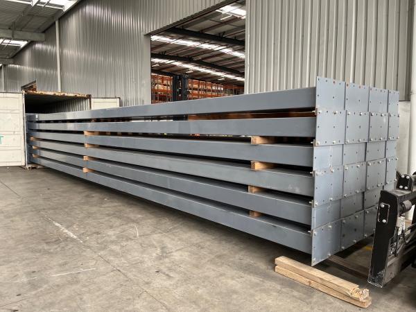 The shipment of 42 steel beams from the USA contained 515kg of methamphetamine