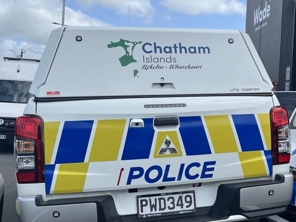 Mitsubishi Triton Ute bound for Chatham Islands Police