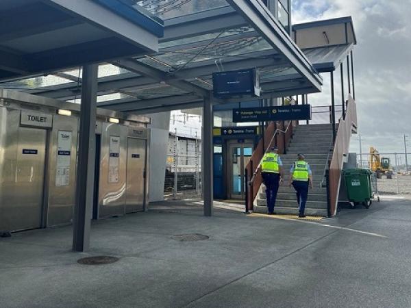 Police are ensuring public transport hubs are places where the public and commuters can feel safe.