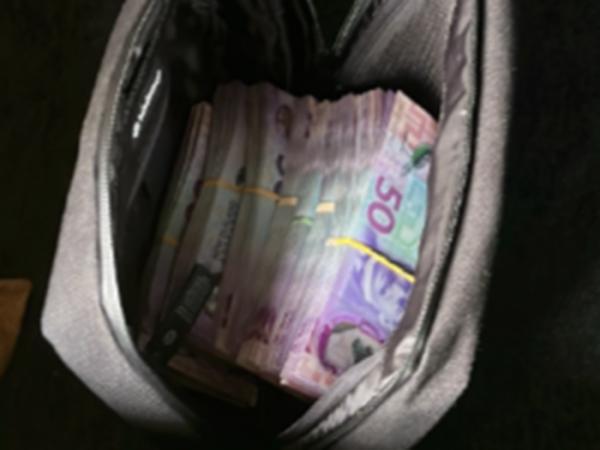 Cash seized