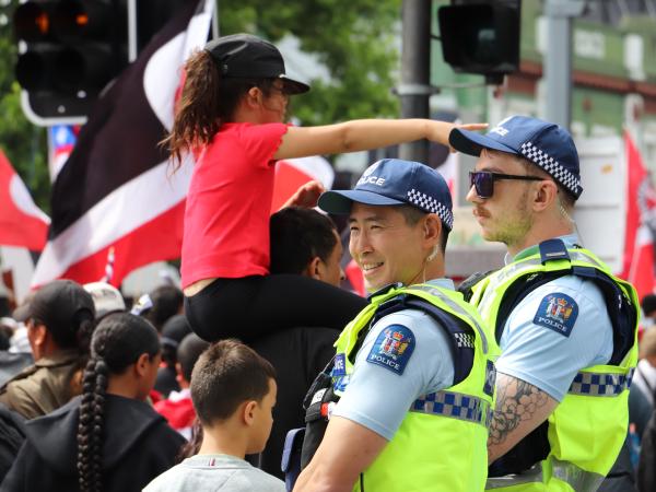 Hīkoi mō te Tiriti in Hamilton