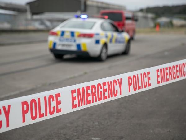 Police Emergency tape with car - 4