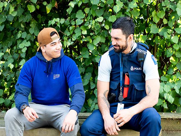 Chatting with young person - Day