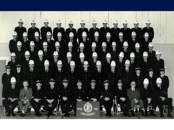 Dan with his Wing in 1971. (Dan's in the fourth row up, nine from the left).