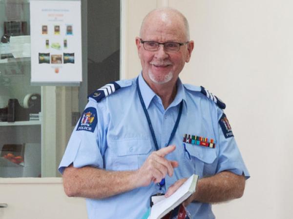  Sergeant Murray Stapp. Photo credit: Sergeant Nigel Fookes, Waikato Forensic Imaging