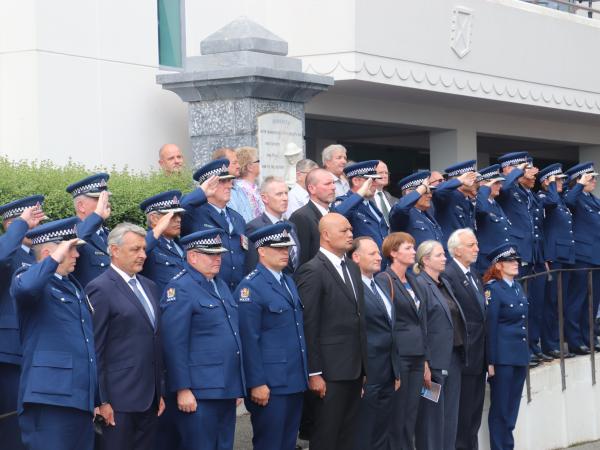 Detective Inspector Gary Lendrum's funeral