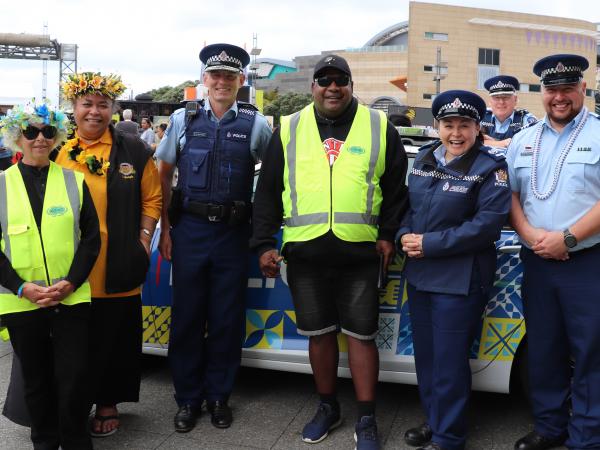Police and Pasifika Patrollers.
