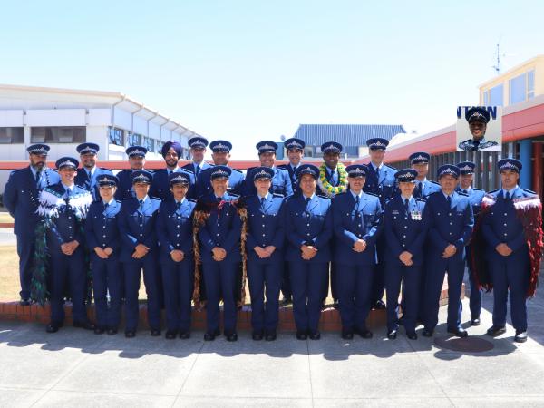 Maori Pacific Ethnic Services Wing 343 recruits