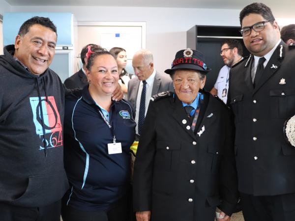 Māori Wardens and community patrollers participated in the celebrations