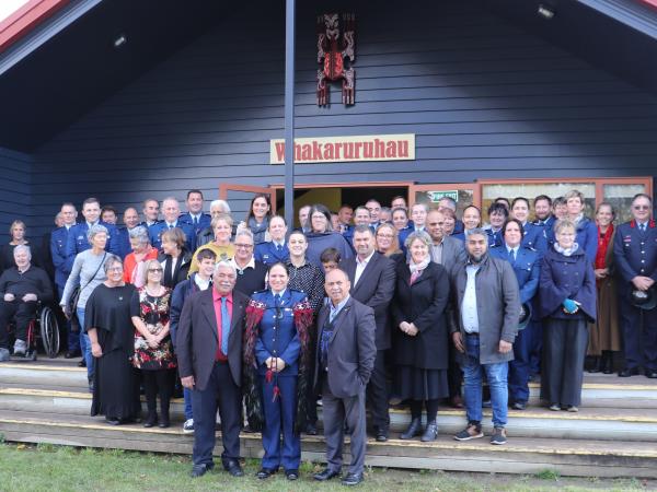 Inspector Paula Enoka's pōwhiri.