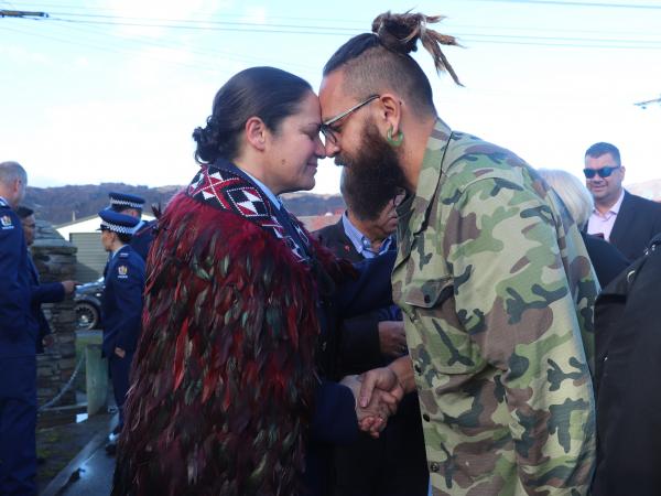 Inspector Paula Enoka's pōwhiri.