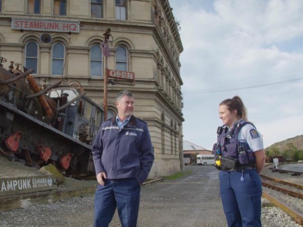 Two officers in Oamaru