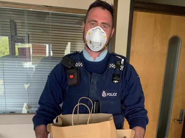 Constable Sam Penning - 'They sounded like they were opening Christmas presents'.