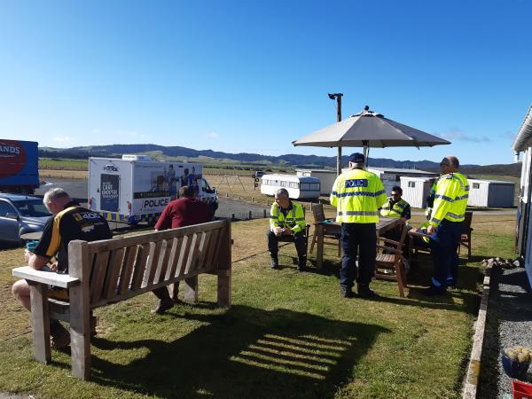A truck driver fatigue stop at Rangitaiki on SH5.