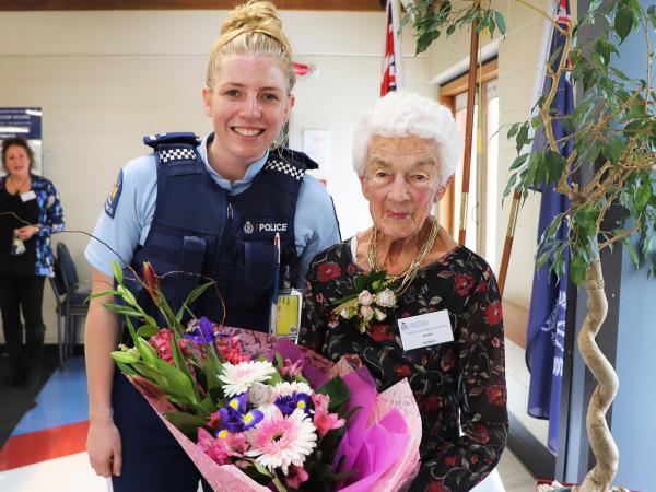 Marie with Recruit Katie Lyttle.