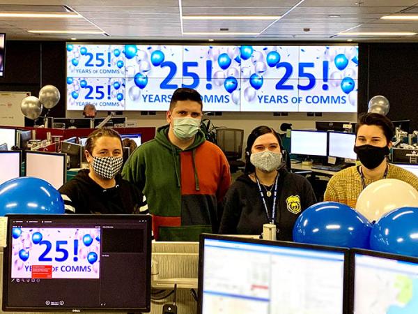 Celebrations at Southern Emergency Communication Centre
