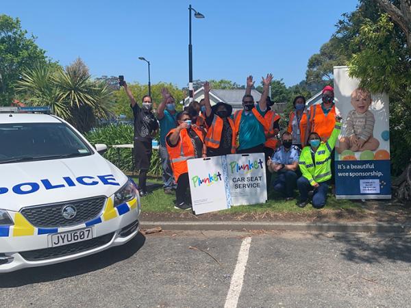 Māori Wardens, Plunket, Te Aka Ora and Police are working together on the child vehicle restraint campaign 