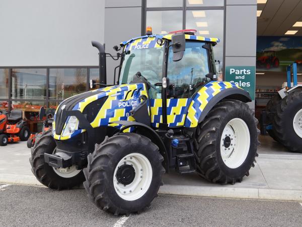 The Police-branded tractor