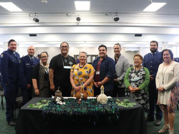Police and Te Tihi staff involved in setting up Te Pae Oranga o Ruahine, o Tararua included Sergeant Murray Hewson, Inspector Cl