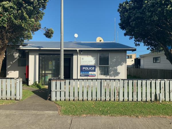 The home of policing and justice on the Chathams.