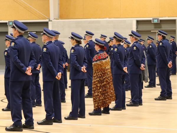 The wing on parade.