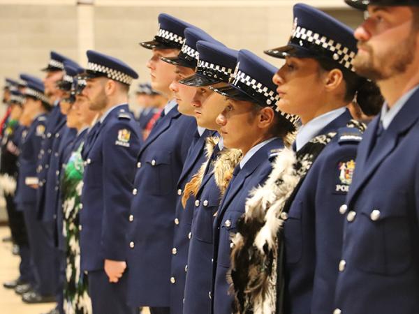 Wing 365 recruits on parade