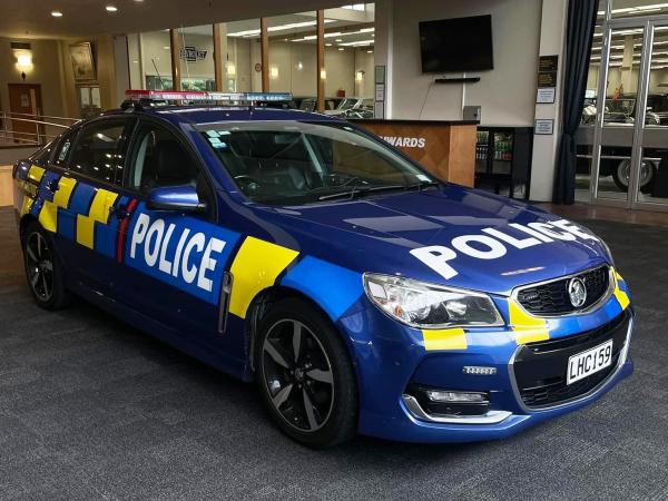 The Holden proudly displayed in the foyer of Southward Car Museum, Paraparaumu. Photo from Southward Car Museum.
