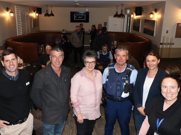 From left: Thomas Creswell, Miles Anderson, Hurunui Mayor Marie Black, Snr Cons Tony Maw, Sarah Saunders and Lisa May