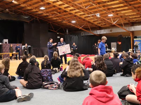 Crowd shot from the Clued Up Kids event in Gore.
