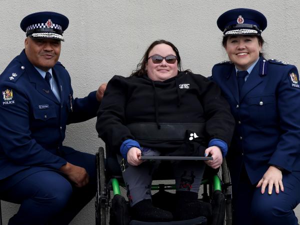 Superintendent Warwick Morehu - Director: Training RNZPC, Natalya and Assistant Commissioner Tusha Penny - Frontline Capability.