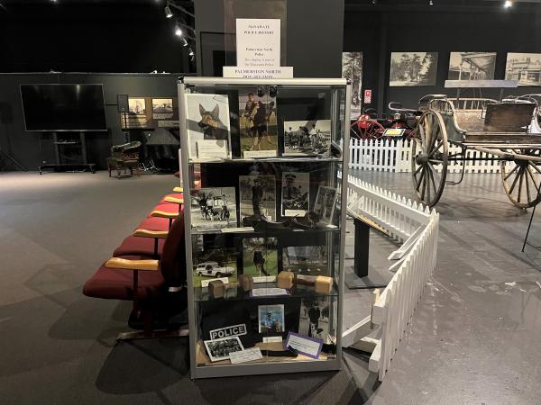 The Police Dog display at the Museum.