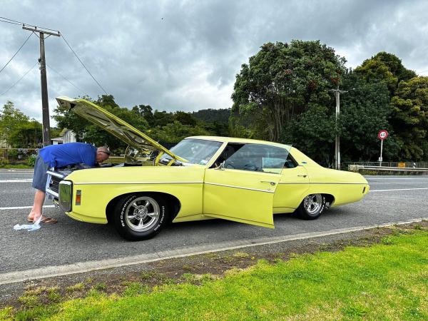 Uncle's Chev suffered engine problems and couldn’t deliver the bridal party.