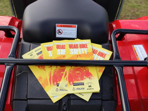 Quad Bike safety brochure.