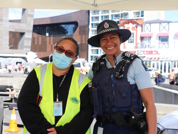 Supporting the kaupapa alongside Police were the Pasifika Patrollers and CPNZ Community Patrols.