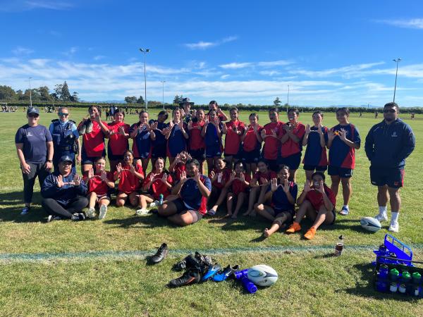 Selica at a Hawke's Bay schools gala sports day...