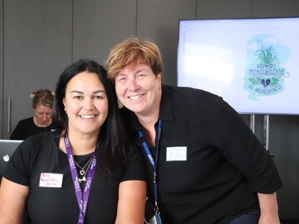 Southern District ROCC Coordinator Acting Inspector Cynthia Fairley with Regional Public Service Director – Southland, Trinity M