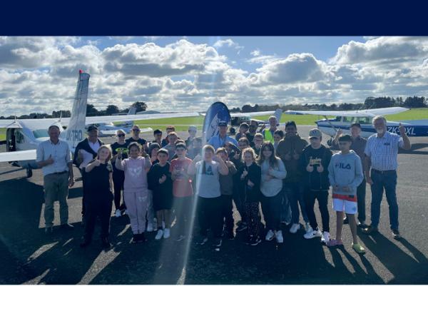 A great day was had by all at the 10th annual Blue Light 'Take a Kid Flying' event in Feilding.
