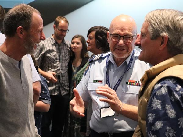 Sergeant Phil Simmonds' leaving do. 