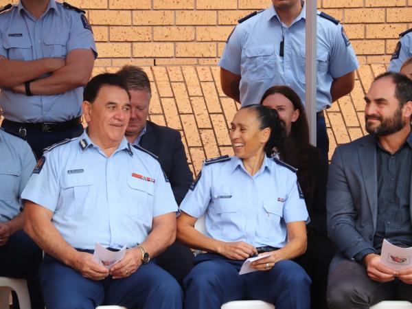 Deputy Commissioner Wally Haumaha, Superintendent Naila Hassan and Tāmaki Makaurau Director Partnerships Superintendent Scott Ge