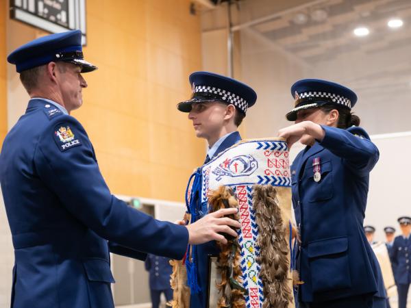 A never-to-be-forgotten moment for First in Wing Constable Edward White.