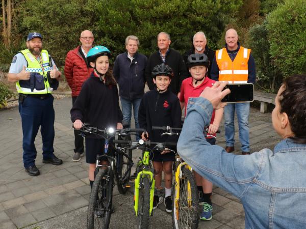 The team behind the initiative, which will be rolling out to other Hurunui schools soon.