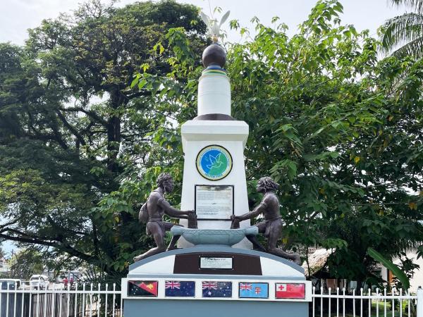The RAMSI monument.