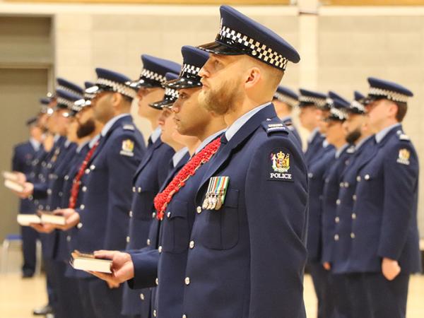 Attestation - the recruits become constables.
