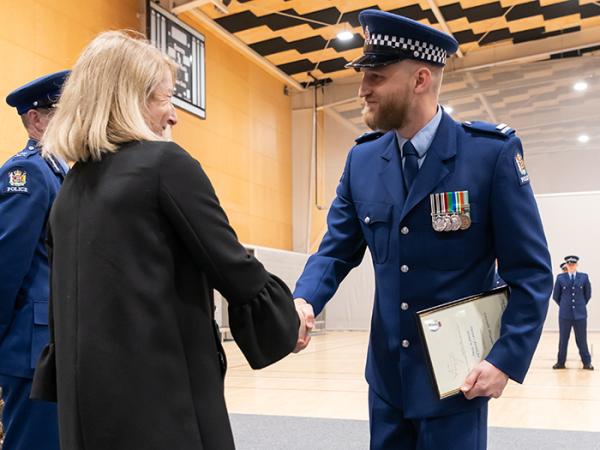 Patron's Award recipient Constable Alexander Williams.