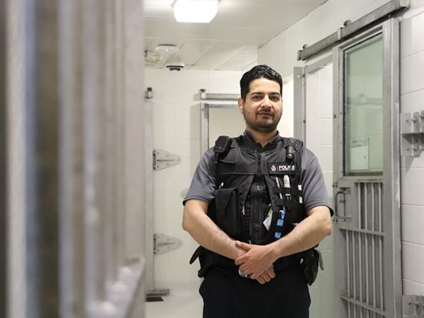 Authorised Officer Amrinder Khipal pictured in Waikato’s District Custody Unit.