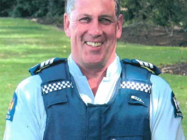 Sergeant Craig Lindstrom in uniform.