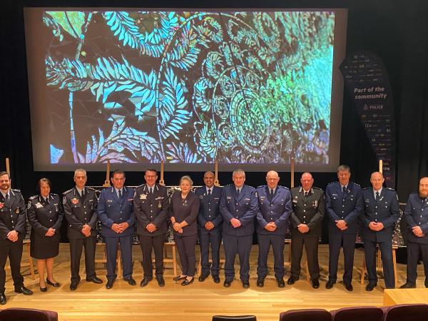 Two years in the making - the team behind the artworks and the commemorative ceremony. 
