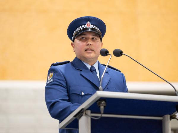 Leadership Award winner Constable Nicolas Benton.